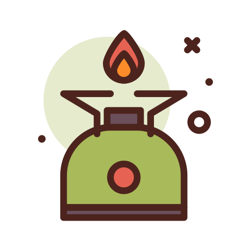 Camping gas Darius Dan Lineal Color icon