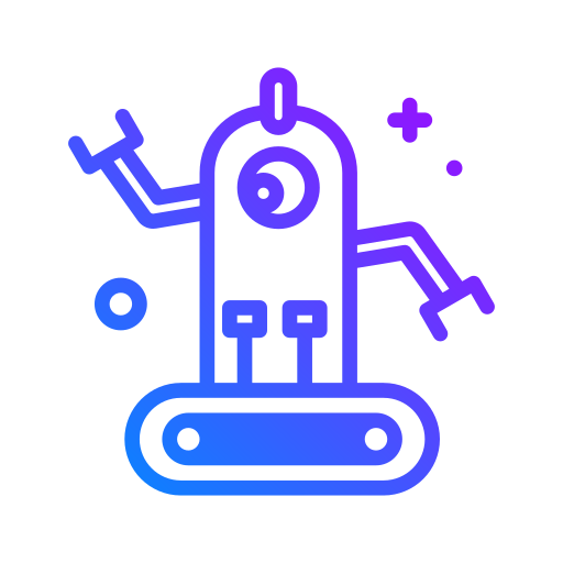 Robot Generic Gradient icon