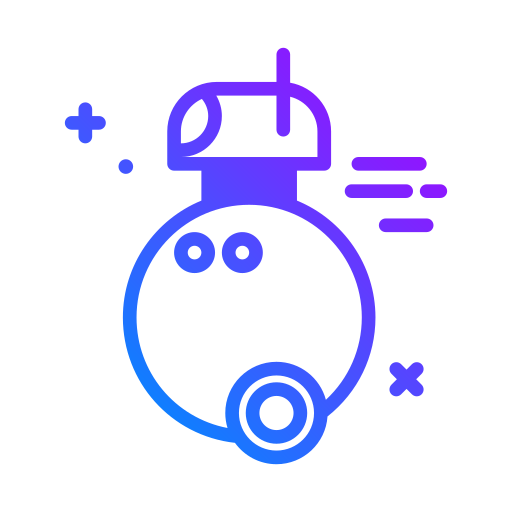 Robot Generic Gradient icon