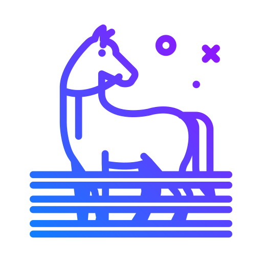 paard Generic Gradient icoon