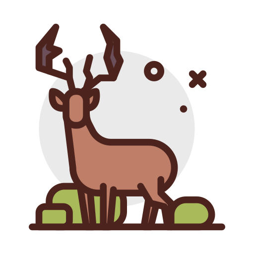 Deer Darius Dan Lineal Color icon