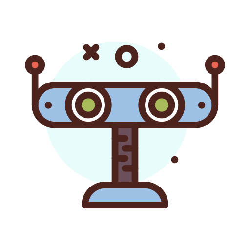 robot Darius Dan Lineal Color icoon
