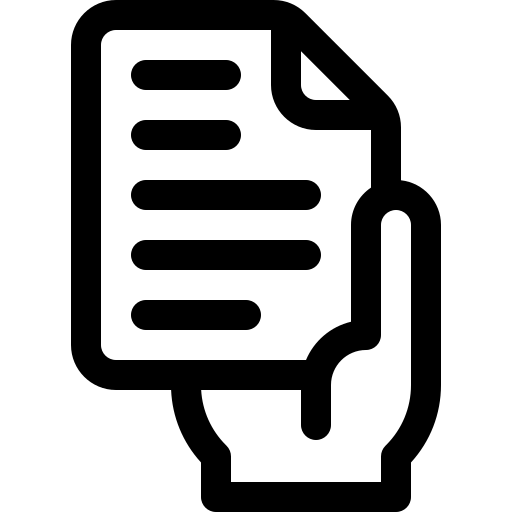 ulotka Basic Rounded Lineal ikona