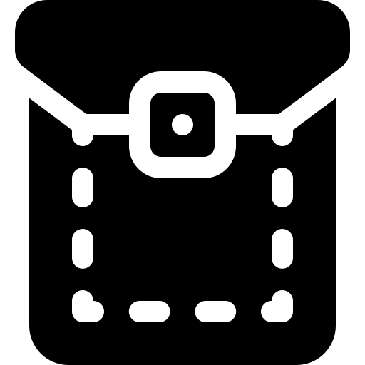 kieszeń Basic Rounded Filled ikona