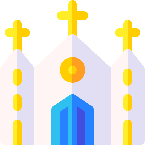 教会 Basic Rounded Flat icon