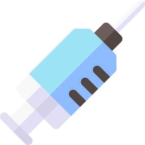 vacina Basic Rounded Flat Ícone