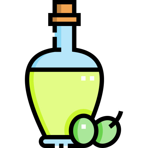 Оливковое масло Detailed Straight Lineal color иконка