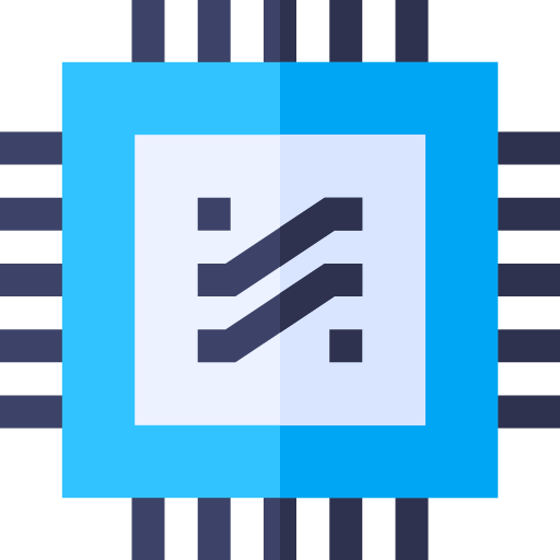 mikroczip Basic Straight Flat ikona