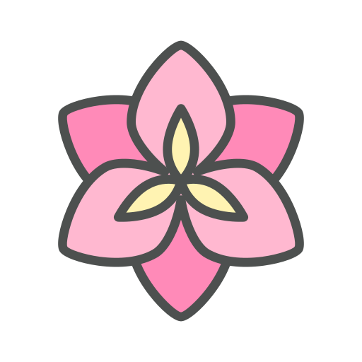 Amaryllis Generic Outline Color icon