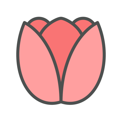 tulipe Generic Outline Color Icône