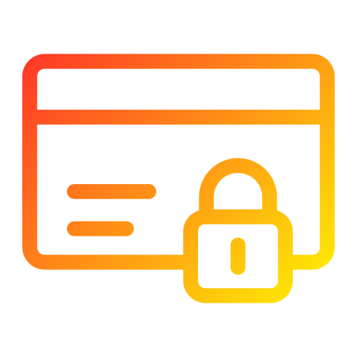 Security payment Generic Gradient icon