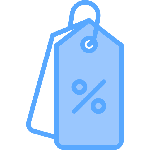 Discount tag Generic Blue icon
