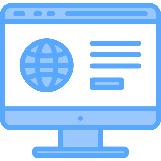 Web Generic Blue icon