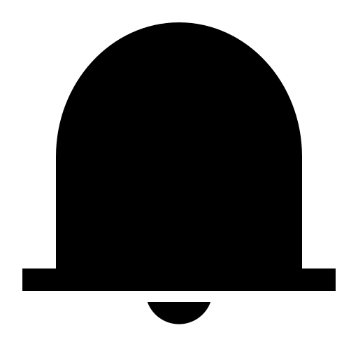 kennisgeving Generic Glyph icoon