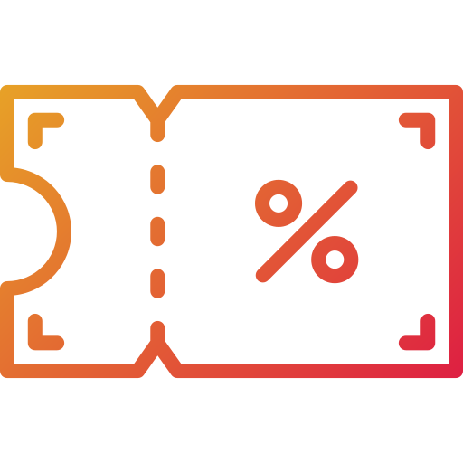 waardebon Generic Gradient icoon