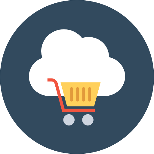 Cloud computing Flat Color Circular icon