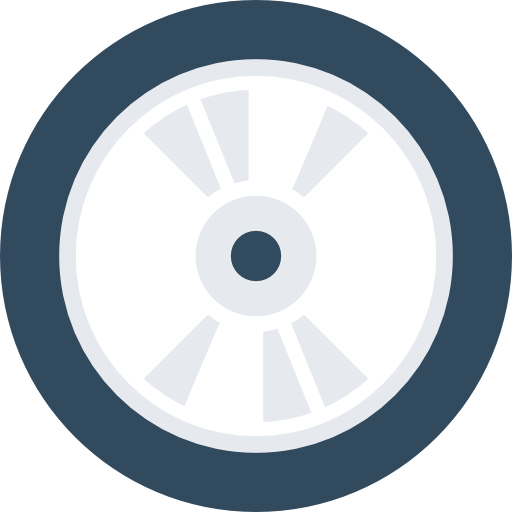 compact disc Flat Color Circular icona