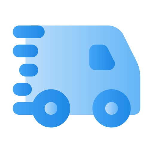 bestelwagen Generic Flat Gradient icoon