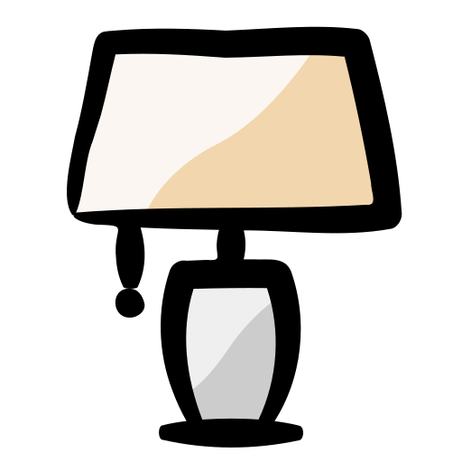lampe de table Generic Hand Drawn Color Icône