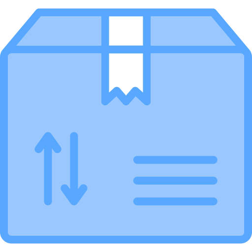 Package box Generic Blue icon