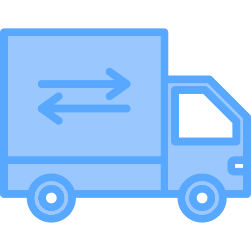camion delle consegne Generic Blue icona