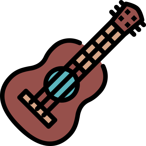 akustische gitarre Generic Outline Color icon