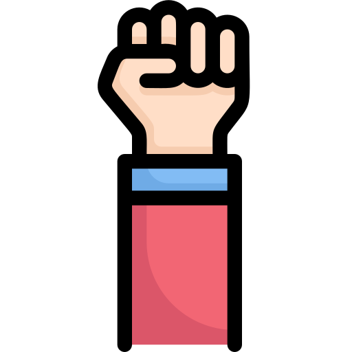 Hand up Generic Outline Color icon