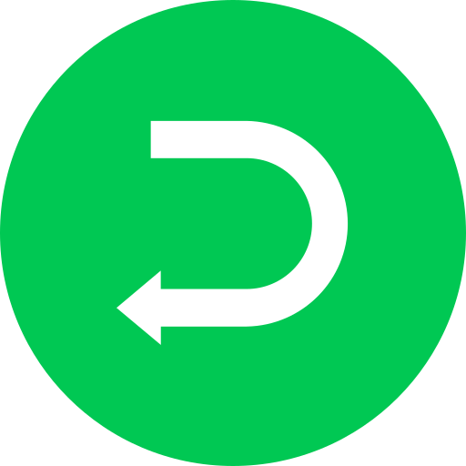 유턴 Generic Flat icon