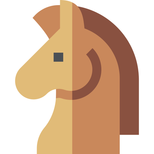 Лошадь Basic Straight Flat иконка