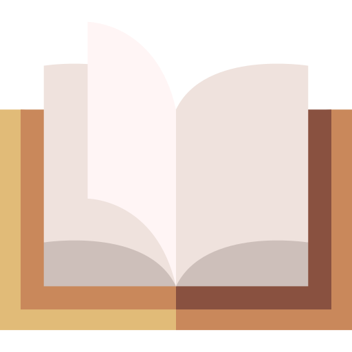 otwarta książka Basic Straight Flat ikona