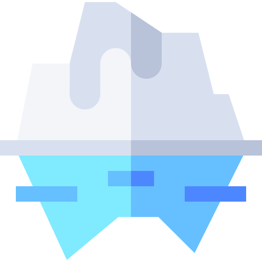 氷河 Basic Straight Flat icon