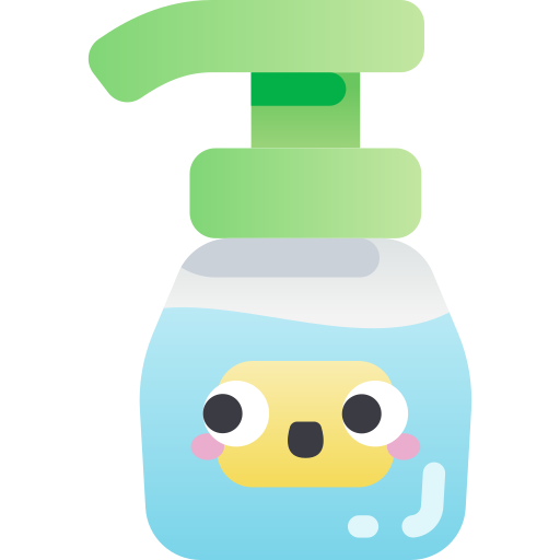 Hand sanitizer Kawaii Star Gradient icon