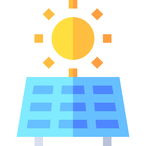 panel słoneczny Basic Straight Flat ikona