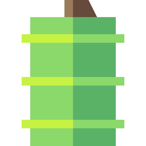 Oil tank Basic Straight Flat icon