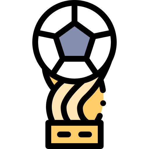 fußball Detailed Rounded Lineal color icon