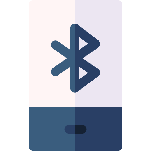 bluetooth Basic Rounded Flat icono