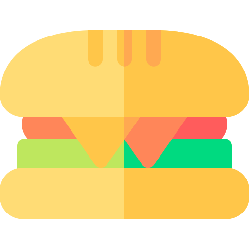 sandwich Basic Rounded Flat icoon