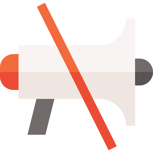 メガホン Basic Straight Flat icon