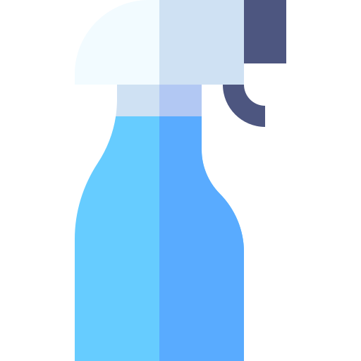 butelka z rozpylaczem Basic Straight Flat ikona