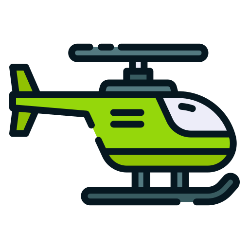 헬리콥터 Good Ware Lineal Color icon