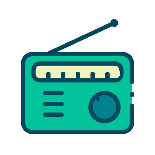 Radio Good Ware Lineal Color icon