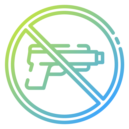 No weapons Good Ware Gradient icon