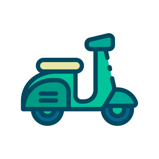 Scooter Good Ware Lineal Color icon