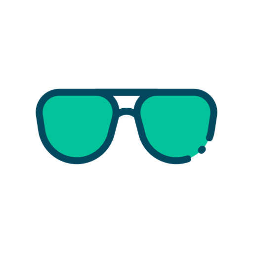 Sunglasses Good Ware Lineal Color icon