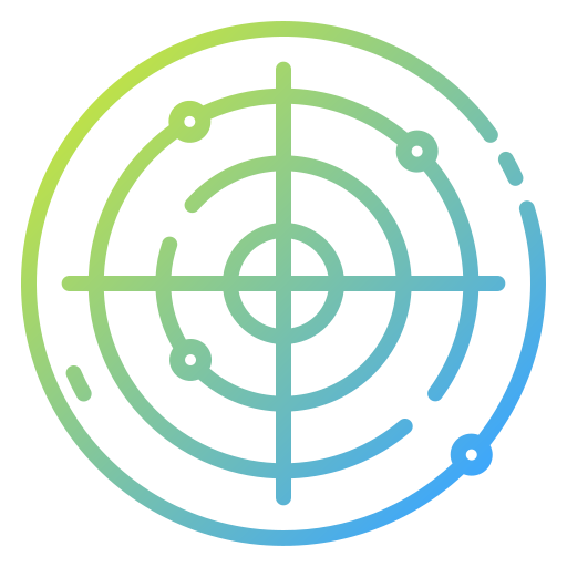 radar Good Ware Gradient Ícone