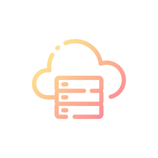 Cloud storage Good Ware Gradient icon