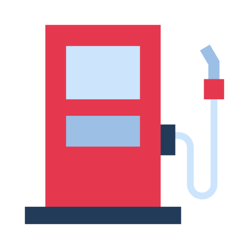 gasolinera Good Ware Flat icono