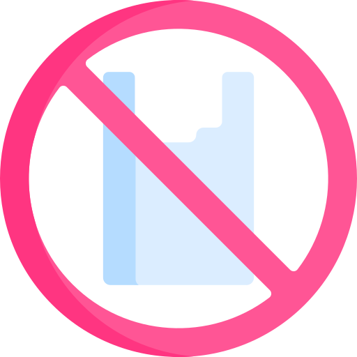 No plastic bags Special Flat icon