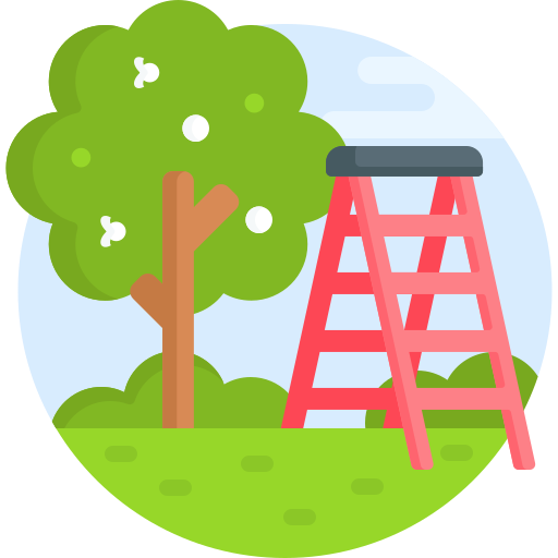 stap ladder Detailed Flat Circular Flat icoon