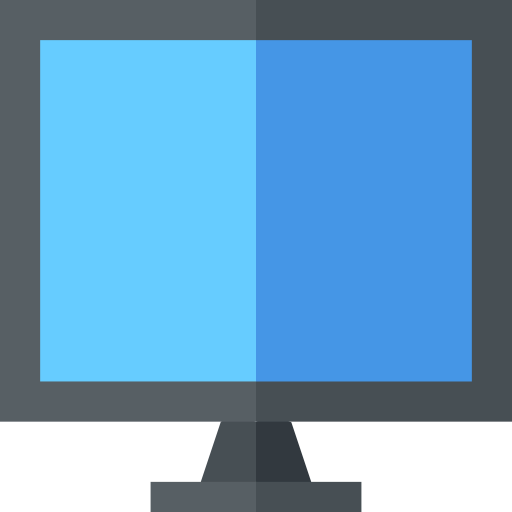 pantalla lcd Basic Straight Flat icono